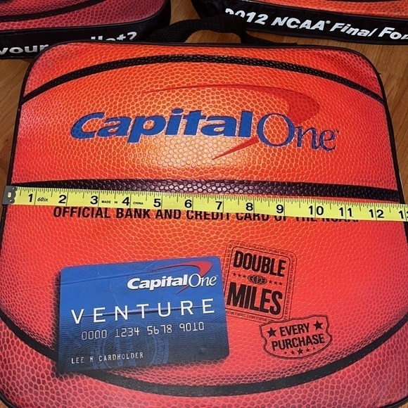 Capital One NCAA women’s Final Four Seat cushions with handle Set of 3 - Picture 6 of 9
